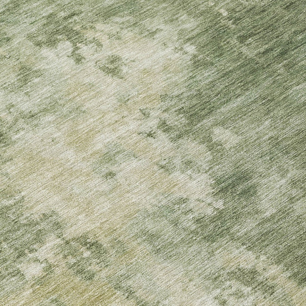 HomeRoots 5' Sage and Beige Abstract Area Rug - Stylish, Durable, Washable for Indoor and Outdoor Spaces 8' X 10' 630702
