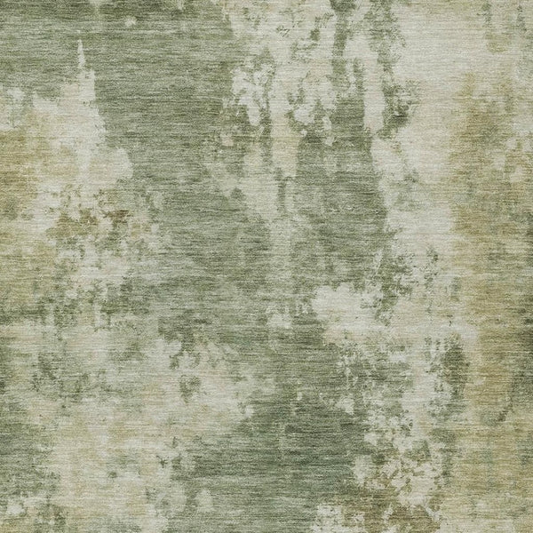 HomeRoots 5' Sage and Beige Abstract Area Rug - Stylish, Durable, Washable for Indoor and Outdoor Spaces 10' X 14' 630704
