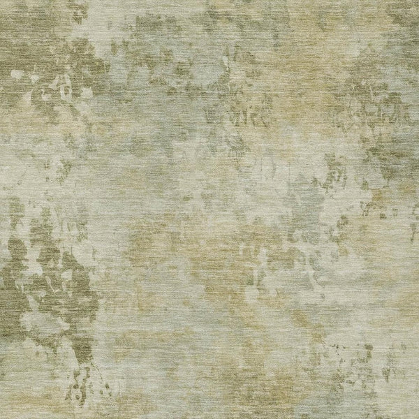 HomeRoots 5' Sage and Beige Abstract Area Rug - Stylish, Durable, Machine-Washable for Indoor & Outdoor Spaces 8' X 10' 630888