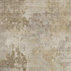 HomeRoots 5' Durable Tan and Beige Abstract Washable Area Rug for Versatile Indoor and Outdoor Spaces 5' X 8' 630892