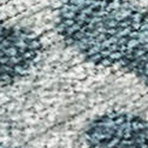 HomeRoots 5' Teal Blue and Beige Abstract Area Rug - Stylish, Washable, Durable for Indoor and Outdoor Use 9' X 12' 630901