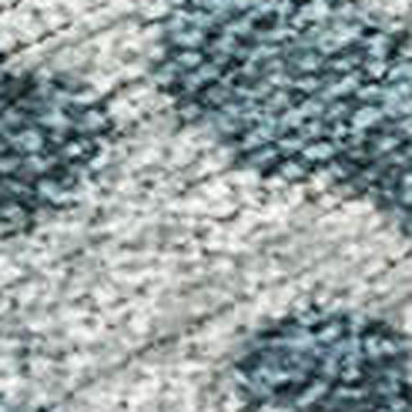 HomeRoots 5' Teal Blue and Beige Abstract Area Rug - Stylish, Washable, Durable for Indoor and Outdoor Use 10' X 14' 630902