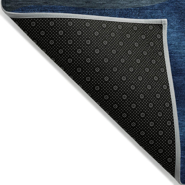 HomeRoots 5' Stylish Blue and Brown Animal Print Indoor/Outdoor Area Rug - Washable, Durable, Versatile Choice 8' X 10' 630966