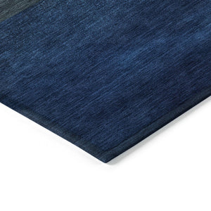 HomeRoots 5' Stylish Blue and Brown Animal Print Indoor/Outdoor Area Rug - Washable, Durable, Versatile Choice 9' X 12' 630967