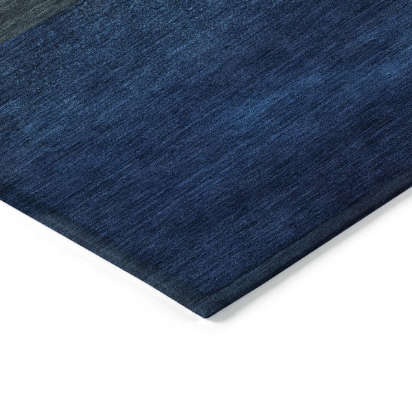 HomeRoots 5' Stylish Blue and Brown Animal Print Indoor/Outdoor Area Rug - Washable, Durable, Versatile Choice 9' X 12' 630967