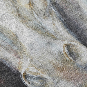 HomeRoots 5' Stylish Ivory and Charcoal Animal Print Indoor Outdoor Area Rug – Durable, Washable, Versatile Design 10' X 14' 630974