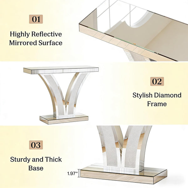 English Elm Hall Console Table Faux Marble Top Gold Geometric Base Modern Entryway Accent T3971P456307