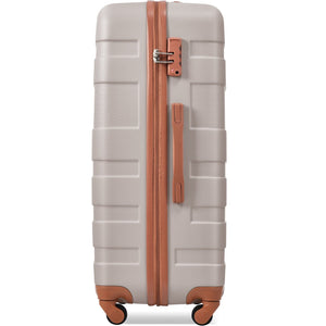 English Elm Luggage Set 3 Piece Abs Hardshell Spinner Suitcases with Tsa Lock Lightweight N726P203164U