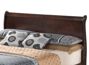 English Elm Charming Traditional Full Bed Frame with Warm Finish, Durable Particle Board Construction, 44"H x 61"W x 84"D Cappuccino 77 L x 6 W x 3 H B078S00330