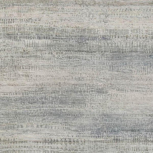 HomeRoots 5' Contemporary Linen and Beige Abstract Washable Area Rug for Indoor and Outdoor Spaces 9' X 12' 631117