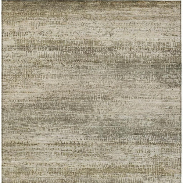 HomeRoots 5' Durable Taupe and Beige Abstract Area Rug for Indoor and Outdoor Use – Easy Care and Stylish Design 5' X 8' 631120