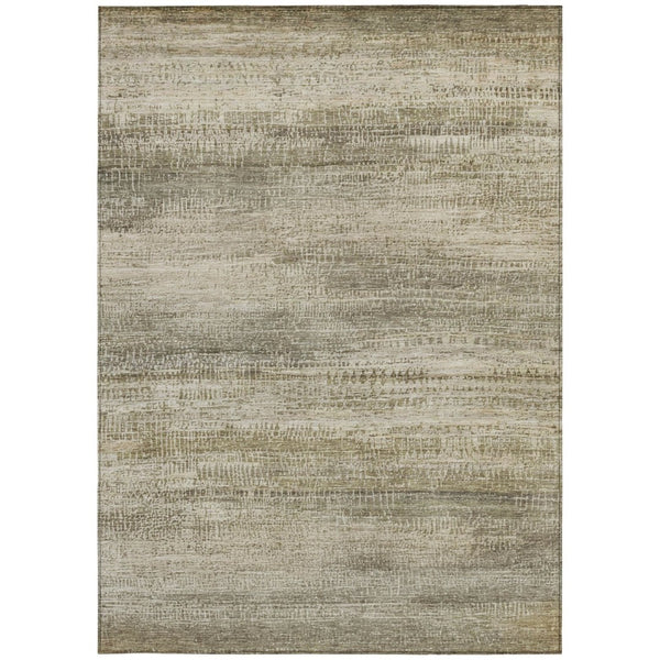 HomeRoots 5' Durable Taupe and Beige Abstract Area Rug for Indoor and Outdoor Use – Easy Care and Stylish Design 10' X 14' 631124