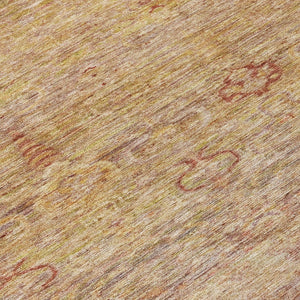 HomeRoots 5' Coral and Copper Oriental Washable Area Rug – Durable, Stylish & Easy-Care for Indoor/Outdoor Use 10' X 14' 631148