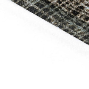 HomeRoots 5' Modern Chocolate and Beige Abstract Washable Area Rug for Indoor and Outdoor Use, Durable Style 5' X 8' 631168