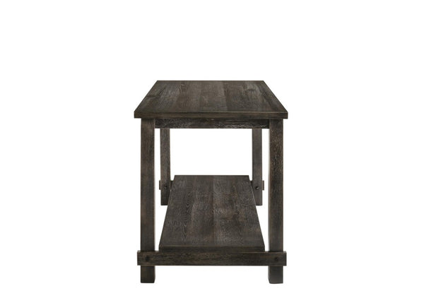 60 Inch Wood Dining Table Seats Six Solid Modern Farmhouse Style for Kitchen Gatherings