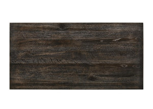 60 Inch Wood Dining Table Seats Six Solid Modern Farmhouse Style for Kitchen Gatherings