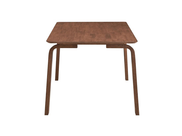 63 Inch Solid Wood Dining Table Seats Six for Modern Farmhouse Kitchen Centerpiece
