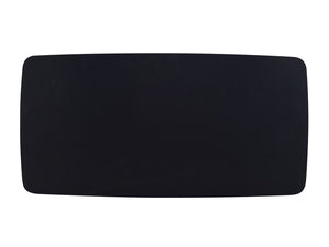 71 Inch Sleek Black Wood Dining Table for Modern and Contemporary Spaces