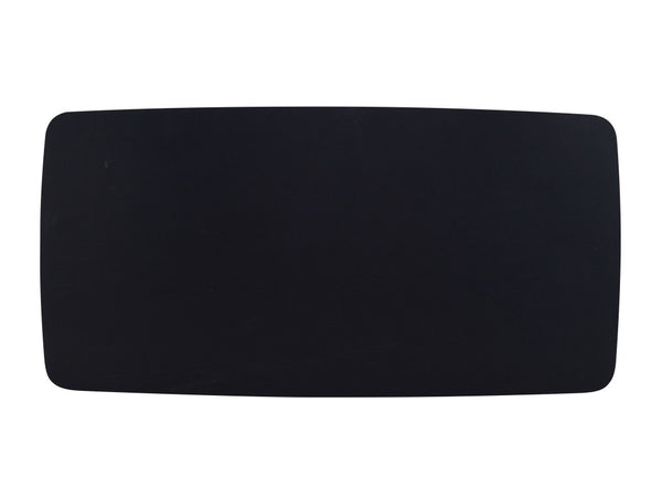 71 Inch Sleek Black Wood Dining Table for Modern and Contemporary Spaces