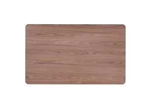 59 Inch Wood Dining Table Seats Four with Modern Style for Kitchen Gatherings
