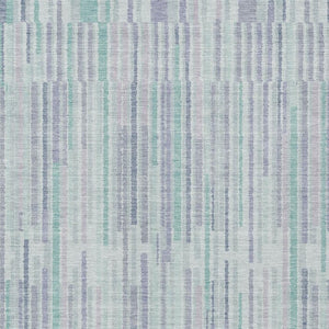 HomeRoots 5' Mint Green and Ivory Striped Washable Area Rug for Indoor and Outdoor Spaces – Durable & Stylish 10' X 14' 631550