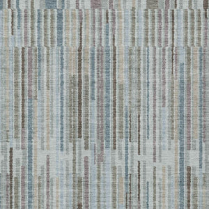 HomeRoots 5' Striped Teal Blue and Brown Area Rug - Durable, Washable, Perfect for Indoor or Outdoor Spaces 10' X 14' 631568