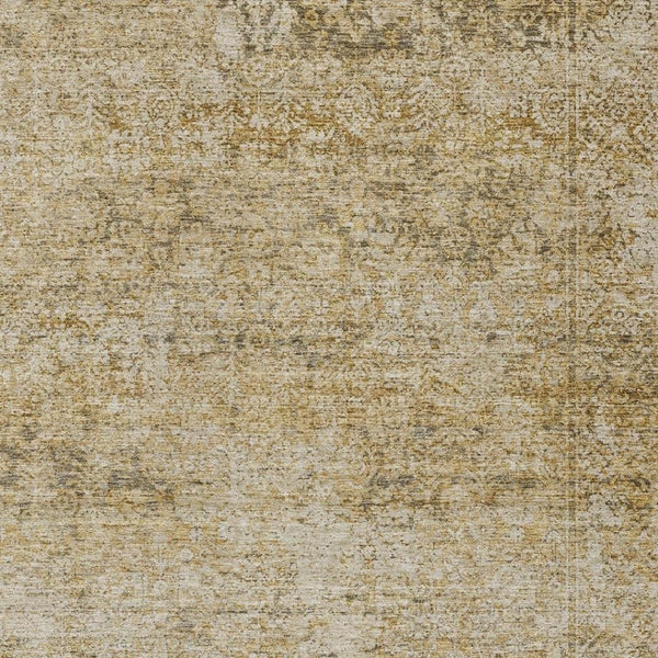 HomeRoots 5' Copper and Beige Abstract Indoor Outdoor Area Rug - Stylish, Durable, Machine Washable Design! 8' X 10' 631596