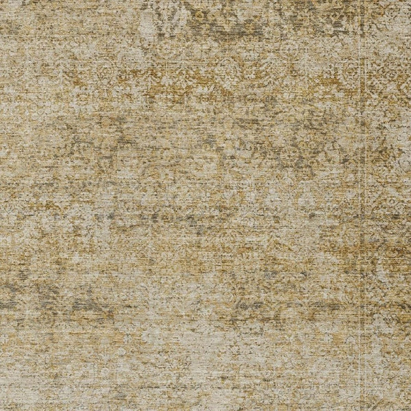 HomeRoots 5' Copper and Beige Abstract Indoor Outdoor Area Rug - Stylish, Durable, Machine Washable Design! 9' X 12' 631597