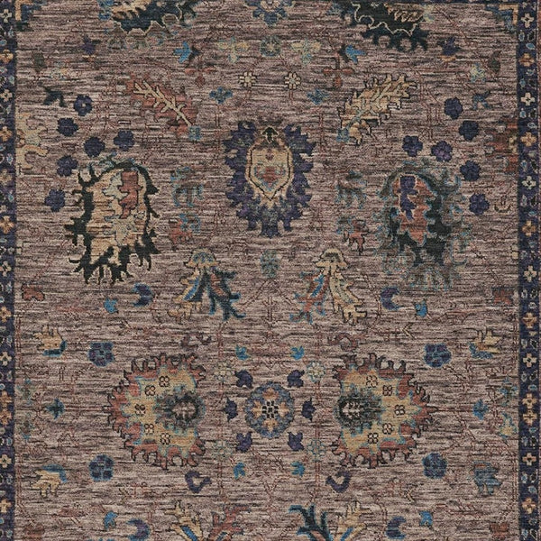 HomeRoots 5' Brown and Beige Floral Area Rug – Durable and Stylish for Indoor/Outdoor Spaces, Easy Care 8' X 10' 631638