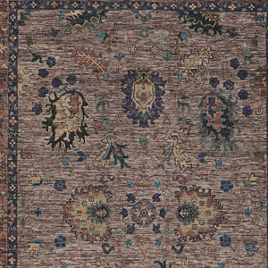 HomeRoots 5' Brown and Beige Floral Area Rug – Durable and Stylish for Indoor/Outdoor Spaces, Easy Care 10' X 14' 631640