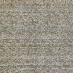 HomeRoots 5' Durable Khaki and Beige Striped Area Rug - Stylish, Washable, Indoor-Outdoor Comfort for Any Space 5' X 8' 631678
