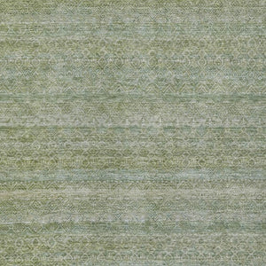 HomeRoots 5' Sage and Ivory Striped Area Rug - Coastal Charm for Indoor and Outdoor Spaces, Machine Washable 8' X 10' 631698