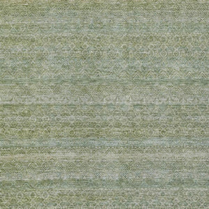 HomeRoots 5' Sage and Ivory Striped Area Rug - Coastal Charm for Indoor and Outdoor Spaces, Machine Washable 9' X 12' 631699