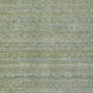 HomeRoots 5' Sage and Ivory Striped Area Rug - Coastal Charm for Indoor and Outdoor Spaces, Machine Washable 10' X 14' 631700