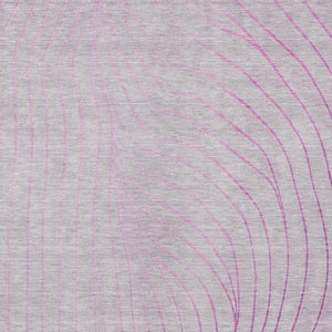 HomeRoots 5' Stylish Blush and Silver Abstract Area Rug - Washable, Durable, Perfect for Indoor and Outdoor Use 5' X 8' 631750