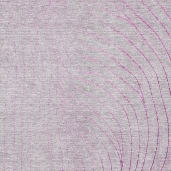 HomeRoots 5' Stylish Blush and Silver Abstract Area Rug - Washable, Durable, Perfect for Indoor and Outdoor Use 5' X 8' 631750