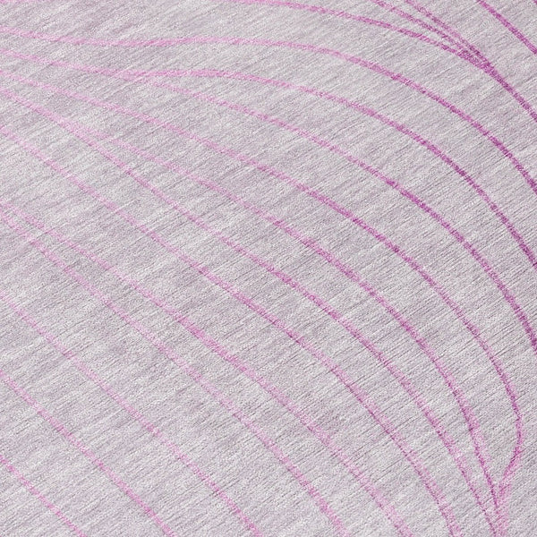 HomeRoots 5' Stylish Blush and Silver Abstract Area Rug - Washable, Durable, Perfect for Indoor and Outdoor Use 8' X 10' 631752