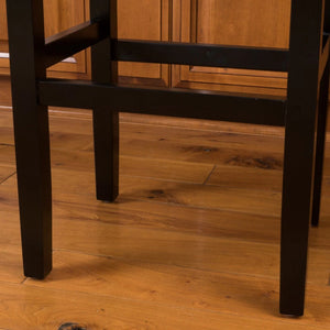 English Elm Christopher Knight Home® - 30-inch Bonded Leather Counter Stool Set of 2 — Ivory Backless Modern Design, Bronze Legs, 250lb Capacity N780P234206L