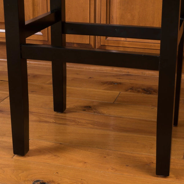 English Elm Christopher Knight Home® - 30-inch Bonded Leather Counter Stool Set of 2 — Ivory Backless Modern Design, Bronze Legs, 250lb Capacity N780P234206L