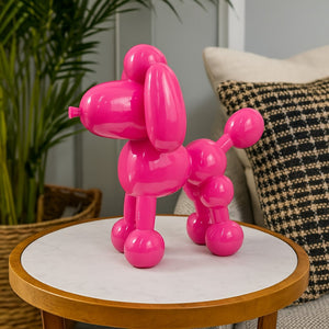 English Elm Balloon Dog Pop Art Resin Sculpture Glossy Statement Decor for Modern Eclectic Interiors B056P417008