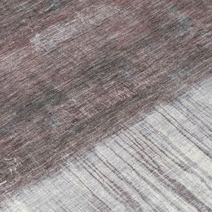 HomeRoots 5' Rust and Ivory Abstract Area Rug – Durable, Washable Design for Indoor and Outdoor Use, Stylish and Versatile 8' X 10' 632056