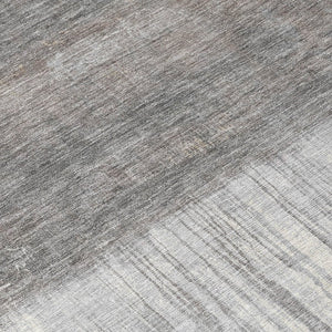 HomeRoots 5' Stylish Taupe and Gray Abstract Area Rug - Washable, Durable for Indoor and Outdoor Spaces 9' X 12' 632069