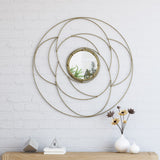 Christopher Knight Home® - Noble House - Evonne Modern Circular Wall Mirror, Gold