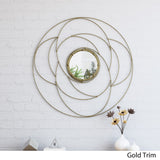 Christopher Knight Home® - Noble House - Evonne Modern Circular Wall Mirror, Gold