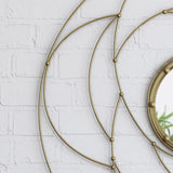 Christopher Knight Home® - Noble House - Evonne Modern Circular Wall Mirror, Gold