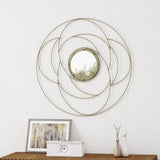 Christopher Knight Home® - Noble House - Evonne Modern Circular Wall Mirror, Gold