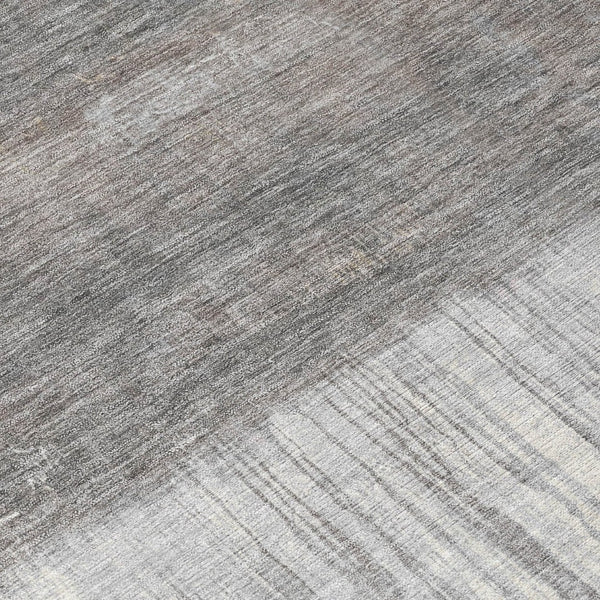 HomeRoots 5' Stylish Taupe and Gray Abstract Area Rug - Washable, Durable for Indoor and Outdoor Spaces 10' X 14' 632070