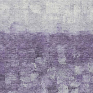 HomeRoots 8' X 10' Purple and Silver Abstract Area Rug – Stylish, Washable, Durable for Indoor & Outdoor Use! 632092