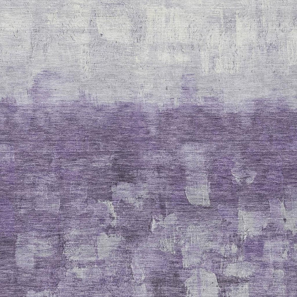 HomeRoots 8' X 10' Purple and Silver Abstract Area Rug – Stylish, Washable, Durable for Indoor & Outdoor Use! 632092