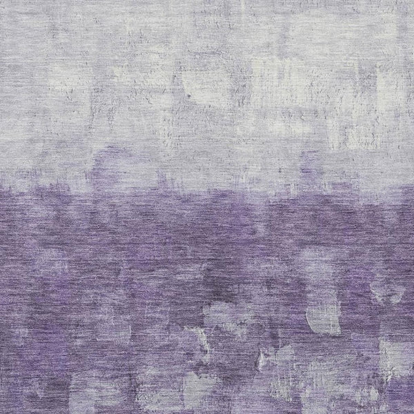 HomeRoots 5' Contemporary Purple and Silver Abstract Washable Area Rug for Indoor and Outdoor Spaces 10' X 14' 632094